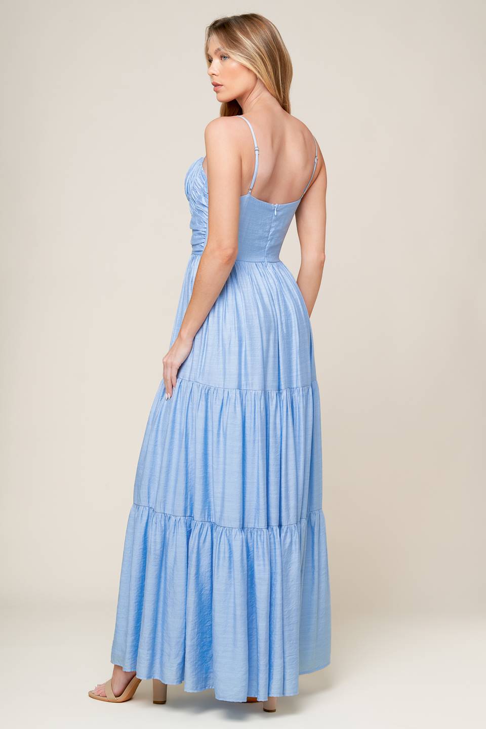 MOMENT MAKER WOVEN MAXI DRESS Flying Tomato